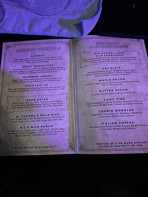 Menu photo 5 minus5 ICEBAR Las Vegas, NV Menu photo 5 minus5 ICEBAR Las Vegas, NV