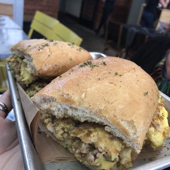 Pour Company - Breakfast Sandwich - New American Near Me - Fullerton, California Pour Company - Breakfast Sandwich - New American Near Me - Fullerton, California