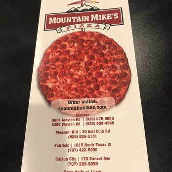 Mountain Mike's Pizza - Locations and phone numbers - Pizza Near Me - Concord, California Mountain Mike's Pizza - Locations and phone numbers - Pizza Near Me - Concord, California
