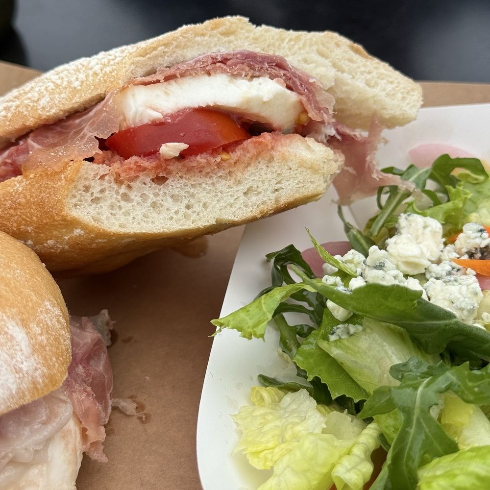Piccolo - The prosciutto, mozzarella, and tomato sandwich - Sandwiches Near Me - Monterey, California Piccolo - The prosciutto, mozzarella, and tomato sandwich - Sandwiches Near Me - Monterey, California