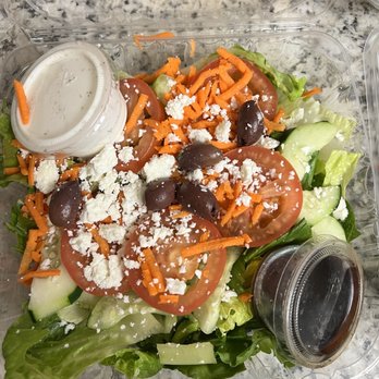 Mediterranean Cafe - Greek salad that comes with dinner for two! - Greek Near Me - San Diego, California