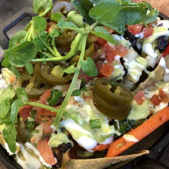 Compadres Cantina - Nachos with Veggies ( Brussels sprouts, Sliced carrots) - Mexican Near Me - Ontario, California