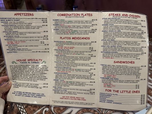 Menu photo 4 Andele's Dog House Las Cruces, NM