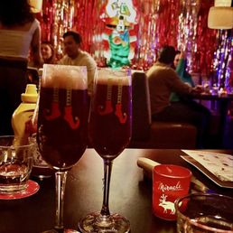 Reindeer wine spritzers Reindeer wine spritzers