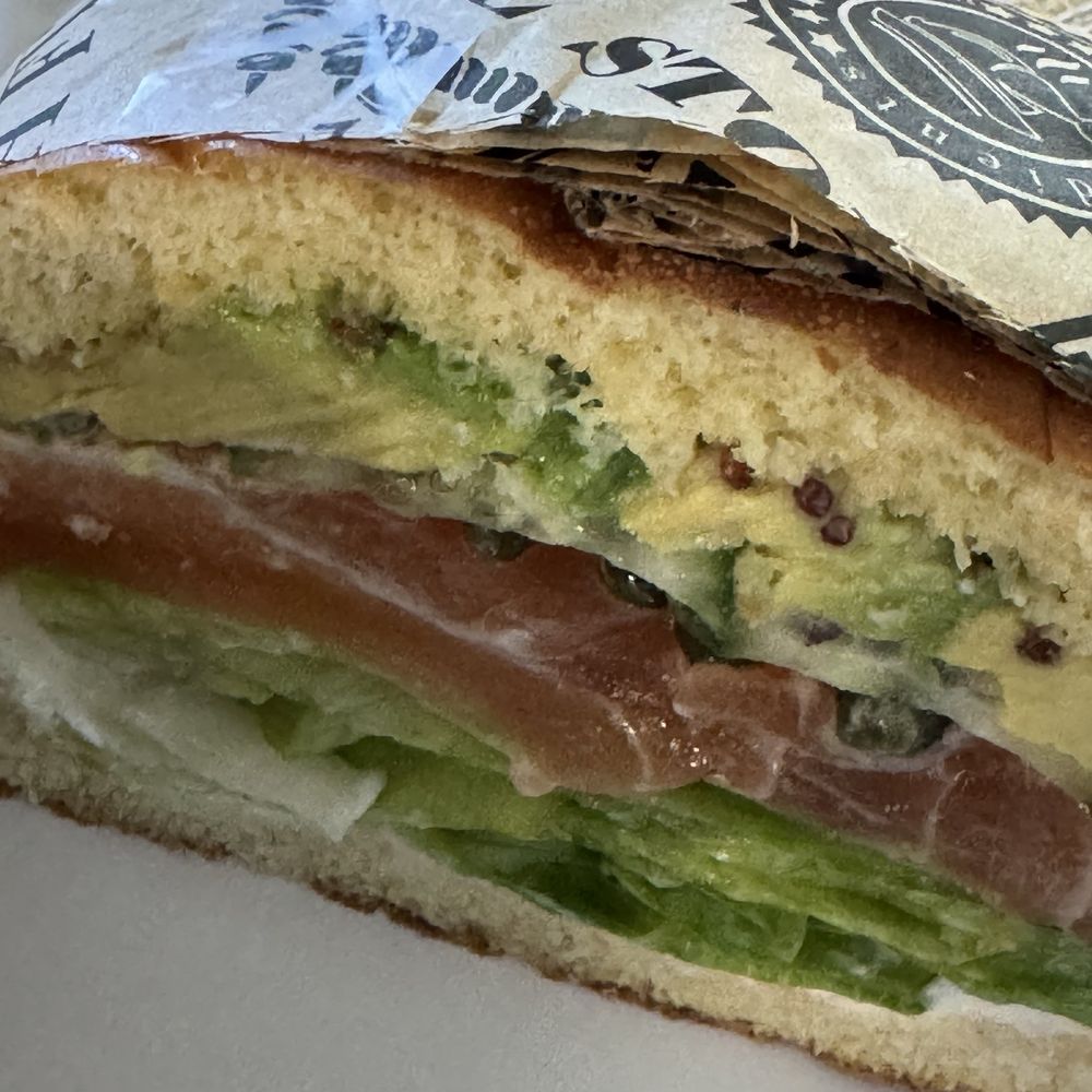 Yellow House Cafe - Salmon Sando (Brioche Bun) - Cafes Near Me - Northridge, California Yellow House Cafe - Salmon Sando (Brioche Bun) - Cafes Near Me - Northridge, California