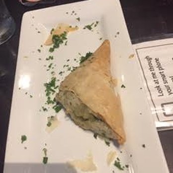 Kafé Neo Edmonds - The spanakopita; a spinach and cheese pie traditionally. Except here it's just spinach, no cheese. - Greek Near Me - Edmonds, Washington Kafé Neo Edmonds - The spanakopita; a spinach and cheese pie traditionally. Except here it's just spinach, no cheese. - Greek Near Me - Edmonds, Washington