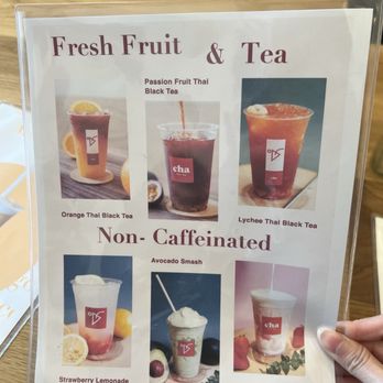 Cha Thai Tea - Photo menu - Bubble Tea Near Me - Berkeley, California