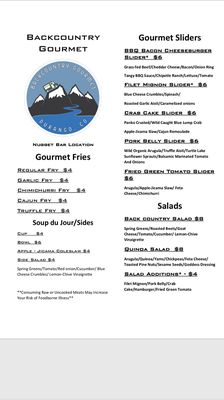 Menu photo 7 The Nugget Mountain Bar Durango, CO
