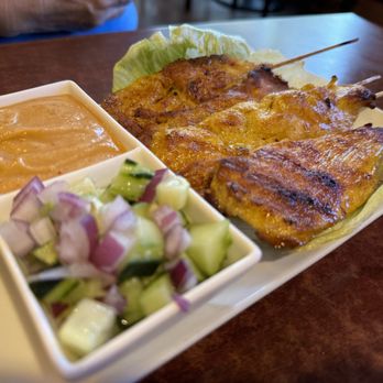 Sabai Thai Kitchen - Chicken Satay (4pcs) - Thai Near Me - San Antonio, Texas Sabai Thai Kitchen - Chicken Satay (4pcs) - Thai Near Me - San Antonio, Texas