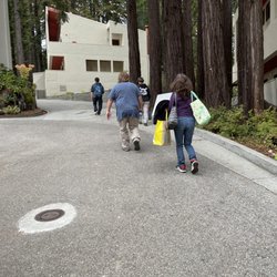 Kresge College - Walking to granddaughter's new dorm