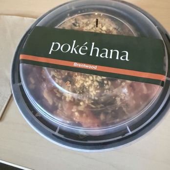 Poké Hana - Exterior of a medium sized poke Medium Bowl. (2 Scoops) - Poke Near Me - Brentwood, California Poké Hana - Exterior of a medium sized poke Medium Bowl. (2 Scoops) - Poke Near Me - Brentwood, California
