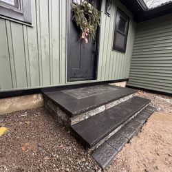 R&A Hardscaping - Front Step Renovations
