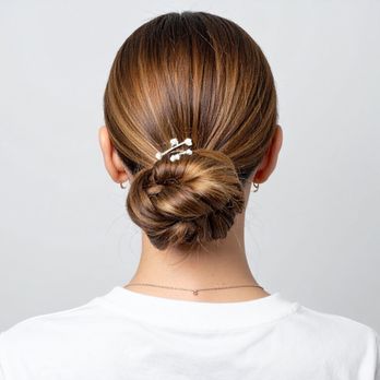 Anna Monge - Simply Shear - Special Event Updo: 
Turn heads with a custom special event updo, perfect for weddings, proms, or formal occasions. Styled to last. - Hair Stylists Near Me - Corte Madera, California
