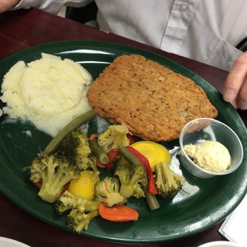 Irene's Burger's Cafe - Chicken Fried Steak with gravy on the side. - Burgers Near Me - Palmdale, California