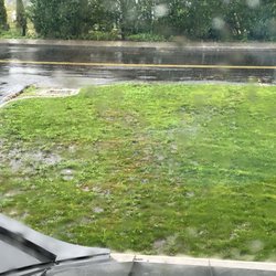Imperial Industries - Our lawn when it rains