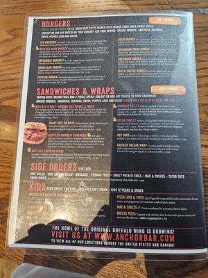 Menu photo 4 Anchor Bar Kennesaw Kennesaw, GA Menu photo 4 Anchor Bar Kennesaw Kennesaw, GA