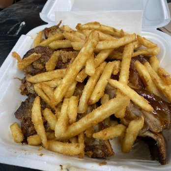 TNT BBQ & Grill - a tray of french fries - Barbeque Near Me - Melbourne, Florida