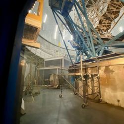 W M Keck Observatory - Unlike nearby telescopes, Keck partially open to public 10:00am-2:30pm. Visitor's Gallery has bathroom, and allows glimpse of tech inside.