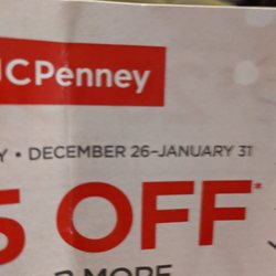 JCPenney - This is the dates they are good for.vwitch they did tell me when I got that's why I told them to go get there stuff today