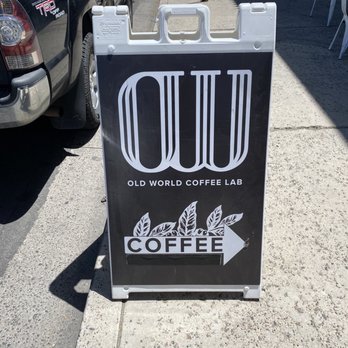 Old World Coffee Roasters - Sidewalk signage. - Coffee & Tea Near Me - Reno, Nevada
