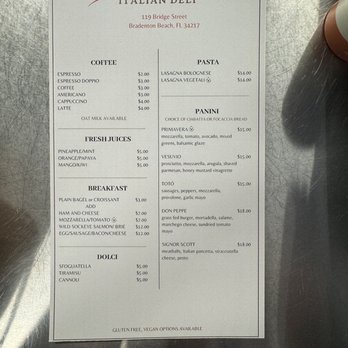 Pane E Amore Italian Cafe - They also serve gluten free sandwich and pasta options! - Cafes Near Me - Bradenton Beach, Florida Pane E Amore Italian Cafe - They also serve gluten free sandwich and pasta options! - Cafes Near Me - Bradenton Beach, Florida