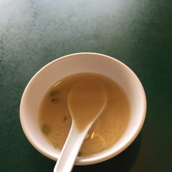 Teriyaki Wok Express - Tasty Miso Soup that comes with the special - Japanese Near Me - Lynnwood, Washington