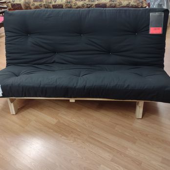 Bed & Futon Gallery - Solid wood, armless futon frame. - Mattresses Near Me - Alabaster, Alabama