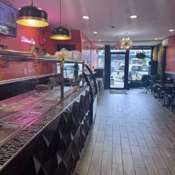 Inside of the restaurant.