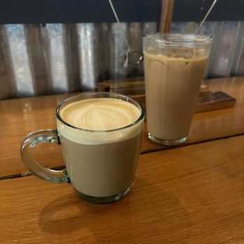Jitterbug Beverage Company - Hot 12oz Lazy Afternoons latte Iced 16oz Campfire latte - Coffee & Tea Near Me - Pensacola, Florida