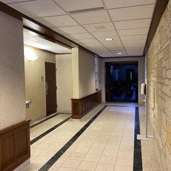 Cathedral of Saint Joseph the Workman - Nice meeting area along the west side of the Cathedral!