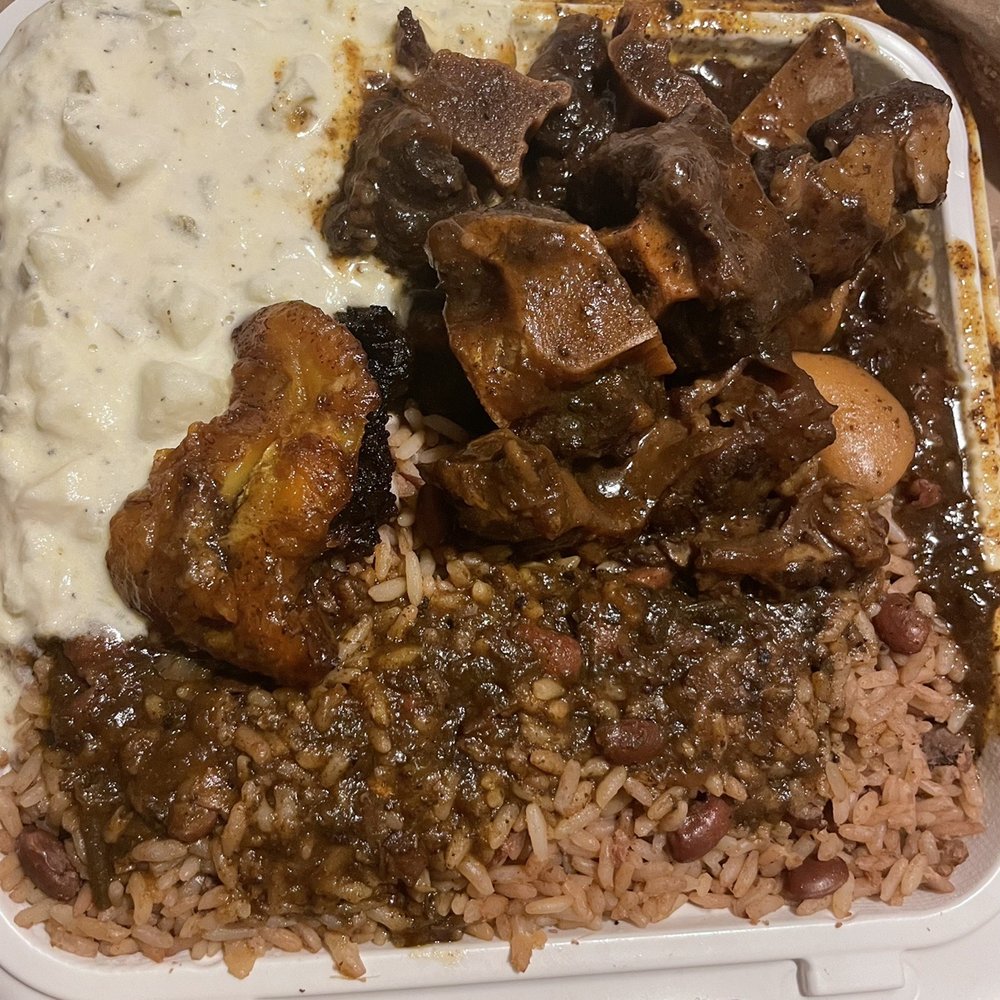 Yardies Jerk - Oxtail and Beans Meal (small) ...... so good! - Caribbean Near Me - St. Albans, New York Yardies Jerk - Oxtail and Beans Meal (small) ...... so good! - Caribbean Near Me - St. Albans, New York