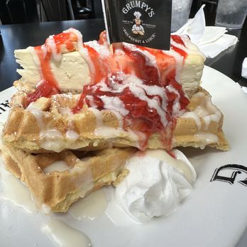 Grumpy's Restaurant - Strawberry cheesecake waffles - Diners Near Me - Yulee, Florida Grumpy's Restaurant - Strawberry cheesecake waffles - Diners Near Me - Yulee, Florida