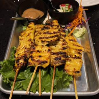 Moom 48 Thai - Satay Chicken - the only truly good dish we had - Asian Fusion Near Me - Pasadena, California Moom 48 Thai - Satay Chicken - the only truly good dish we had - Asian Fusion Near Me - Pasadena, California