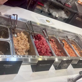 Pokeworks - Protein Choices - Salad Near Me - Arlington, Texas Pokeworks - Protein Choices - Salad Near Me - Arlington, Texas