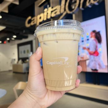 Capital One Café - Honey Lavender Latte - Banks & Credit Unions Near Me - Austin, Texas