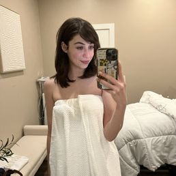 Post facial , relaxed & happy Post facial , relaxed & happy