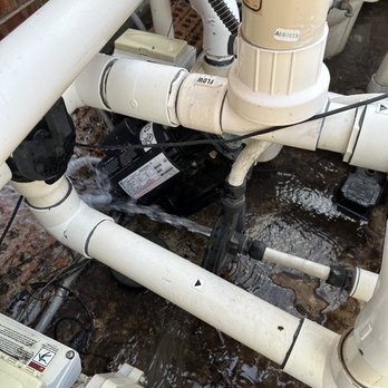A Better Pool Service - Bad pool pump water leak - Pool Cleaners Near Me - Allen, Texas