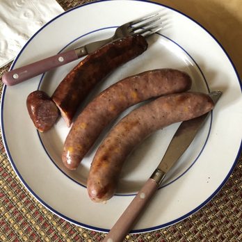 Aptos St BBQ - These sausages are the same type. One is overcooked. Two are undercooked. This is the type of consistency you should expect. - Barbeque Near Me - Aptos, California