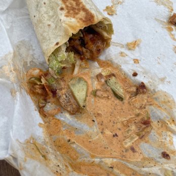 Seminole Subs & Gyros - Clearwater, Florida - Before I added the extra sauce - Salad Near Me - Clearwater, Florida