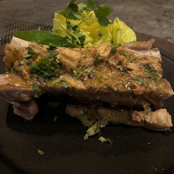 Maypop Restaurant - Roasted Marrow Bone top with Creole Lobster Bordelaise - New American Near Me - New Orleans, Louisiana Maypop Restaurant - Roasted Marrow Bone top with Creole Lobster Bordelaise - New American Near Me - New Orleans, Louisiana