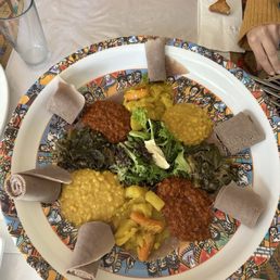 Ethiopian Vegetarian Combo Ethiopian Vegetarian Combo