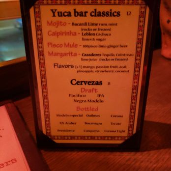 Yuca Bar - Latin American Near Me - New York, New York