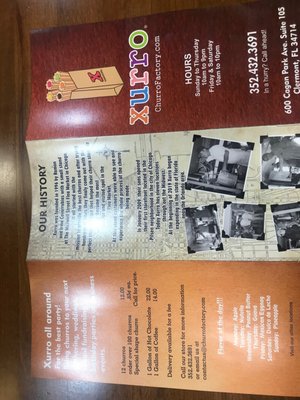 Menu photo 2 Xurro Churro Factory Clermont, FL