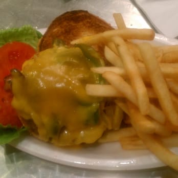 Wrap-N-Run - The aerial view of a Western-Style cheeseburger Deluxe. - Burgers Near Me - New York, New York Wrap-N-Run - The aerial view of a Western-Style cheeseburger Deluxe. - Burgers Near Me - New York, New York