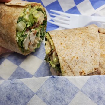 Eco Eats - Chicken ceaser wrap with bacon and avocado - New American Near Me - Key Largo, Florida Eco Eats - Chicken ceaser wrap with bacon and avocado - New American Near Me - Key Largo, Florida