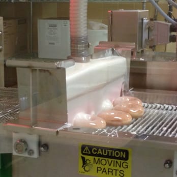 Krispy Kreme - Glazing the doughnuts! Drool - Donuts Near Me - Fremont, California Krispy Kreme - Glazing the doughnuts! Drool - Donuts Near Me - Fremont, California