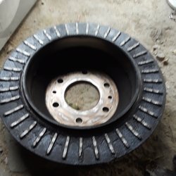 Brake Away - Half the rotor was missing!