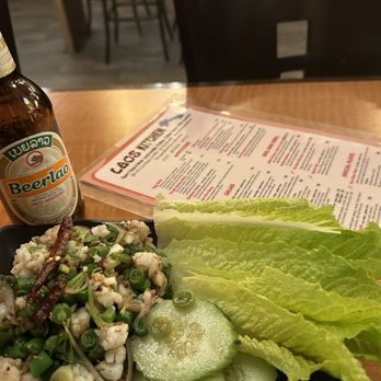 Laos Kitchen - Larb with Prawns - Laotian Near Me - San Rafael, California