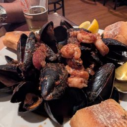 Steamed Mussels