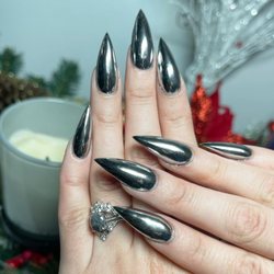 Apex Nails And Spa - Metallic chrome nails